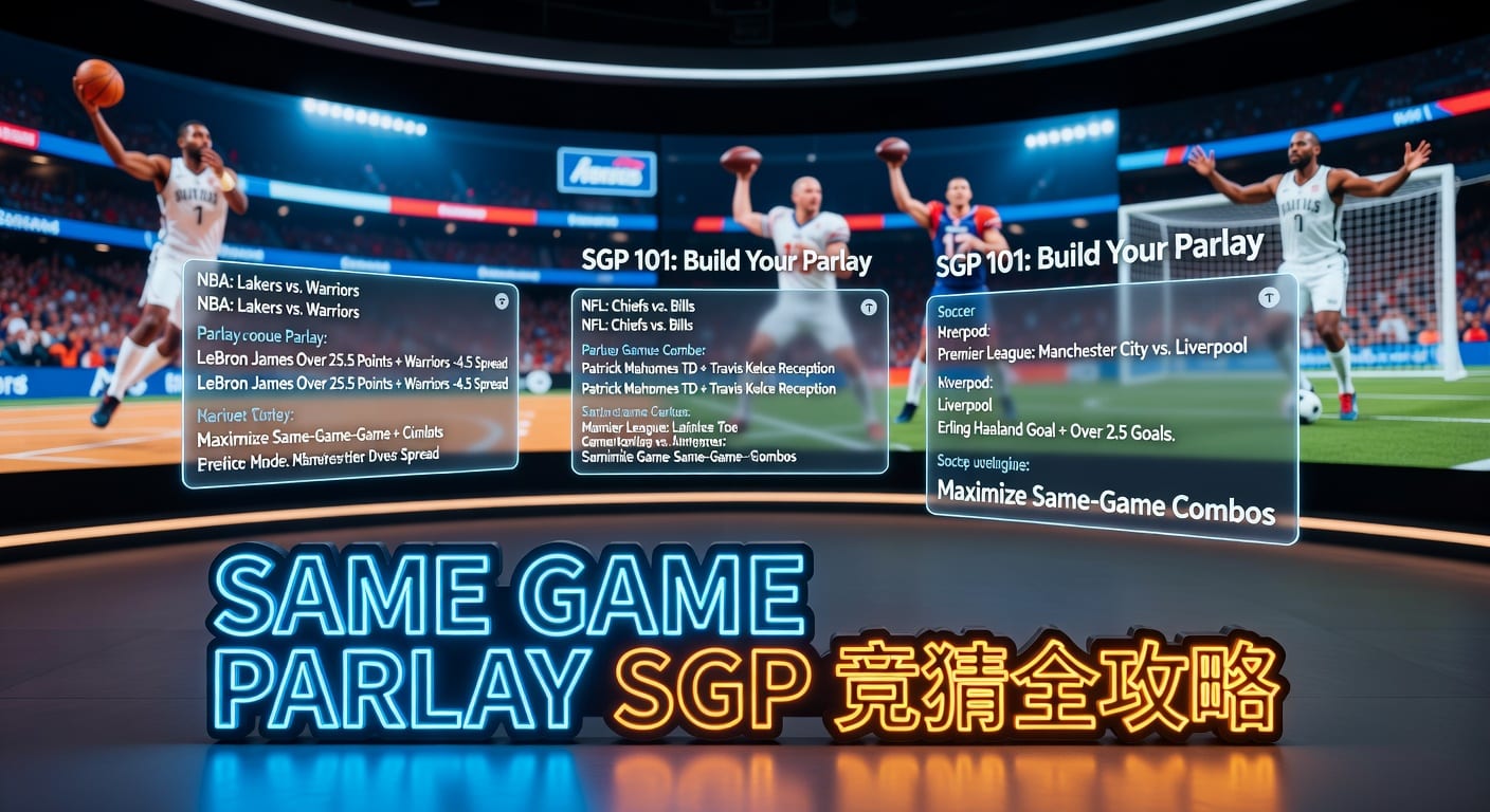 Same Game Parlay SGP 竞猜攻略：高手实战技巧