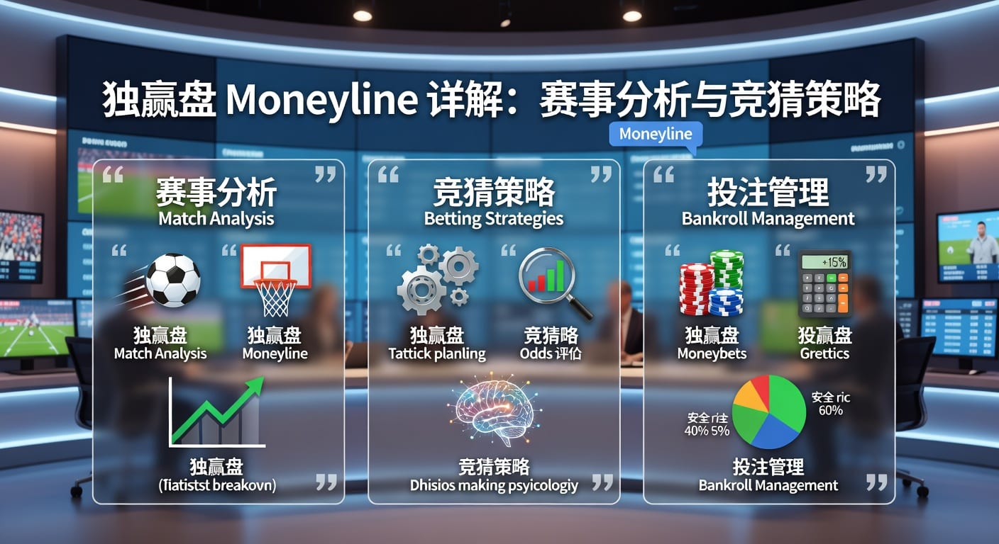 1X2独赢Moneyline详解：赛事分析技巧