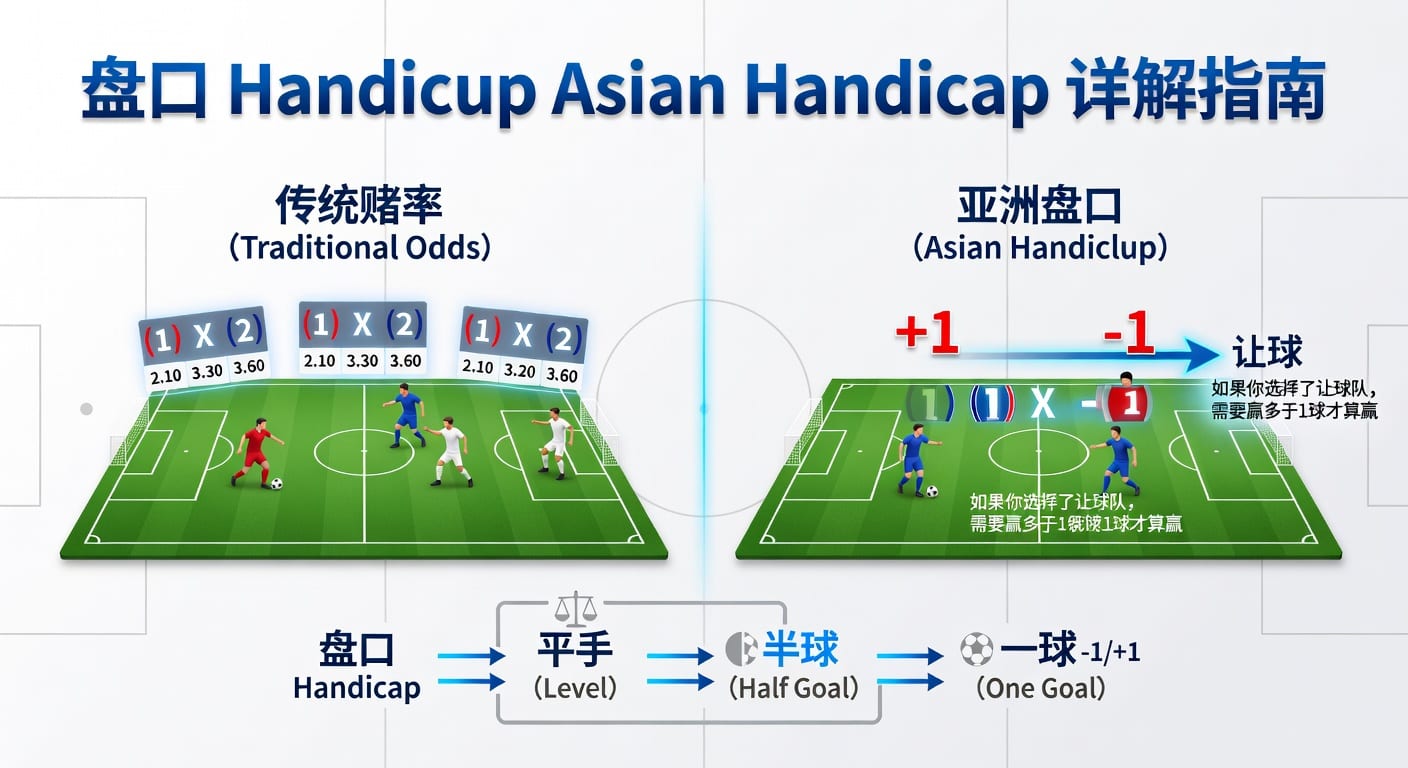 亚洲盘 Asian Handicap 详解：竞猜技巧与分析